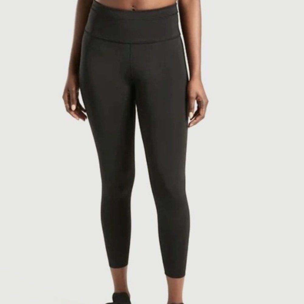 Athleta Accelerate 7/8 Tight, Black, Small Petite